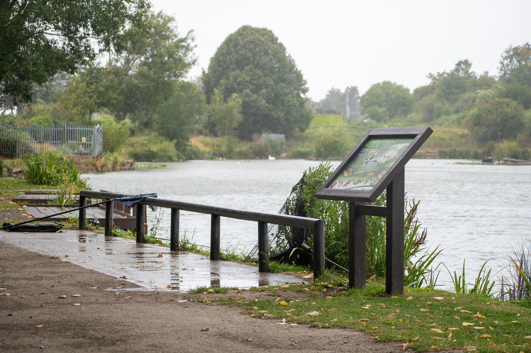 Lliswerry pond in Newport